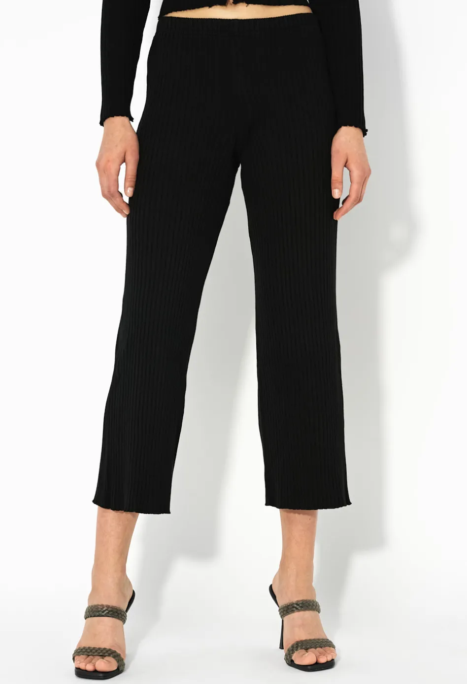 Ginza Rib Cropped Pant