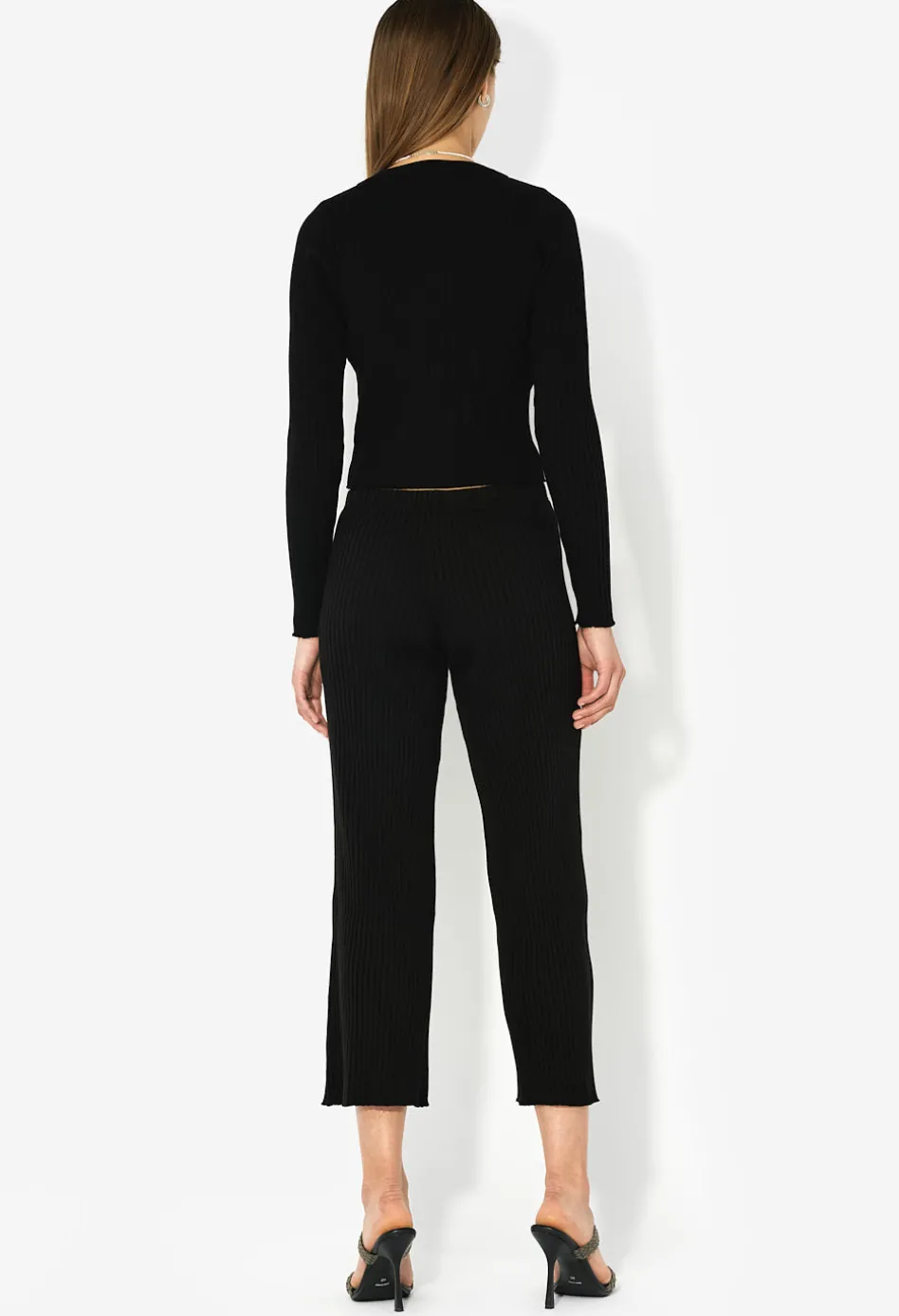Ginza Rib Cropped Pant