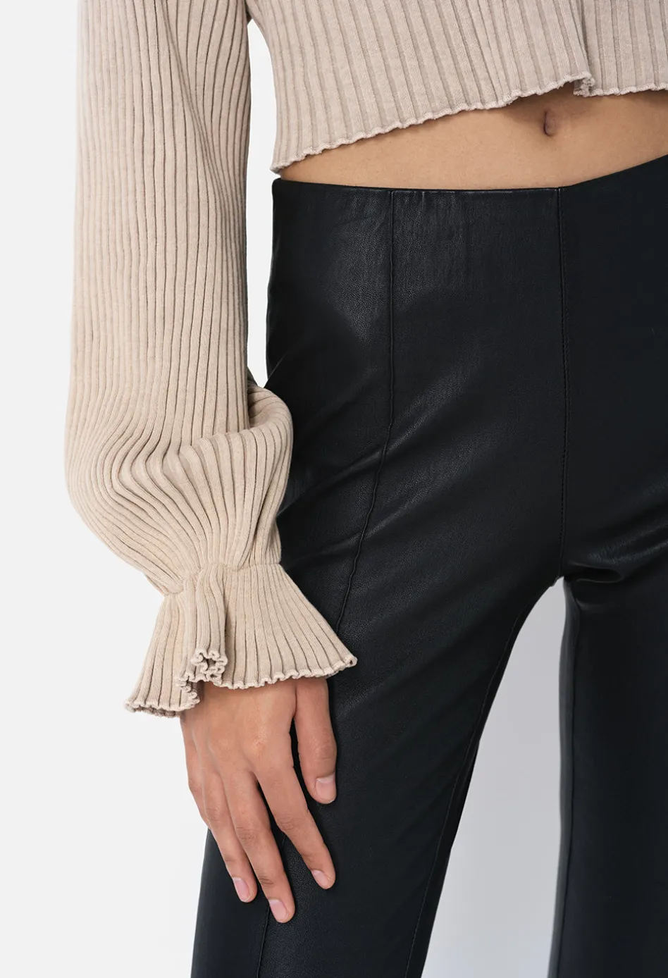 Ginza Rib Cropped Top