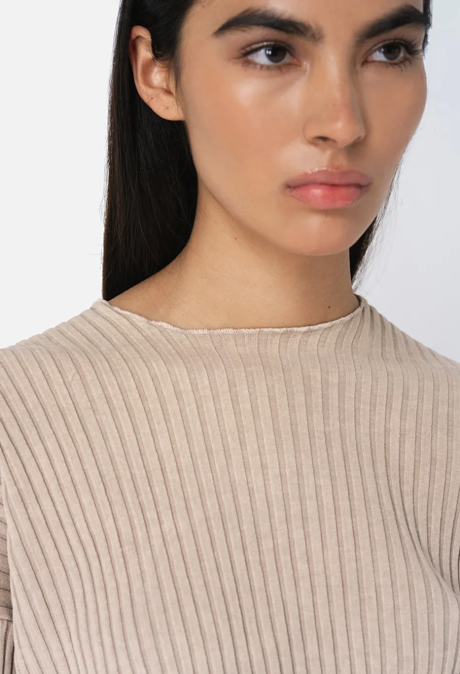 Ginza Rib Cropped Top