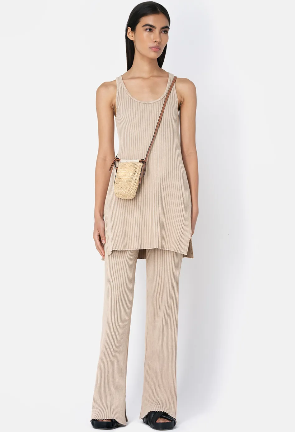 Ginza Rib Split Pant