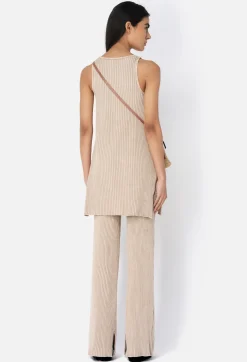 Ginza Rib Split Pant