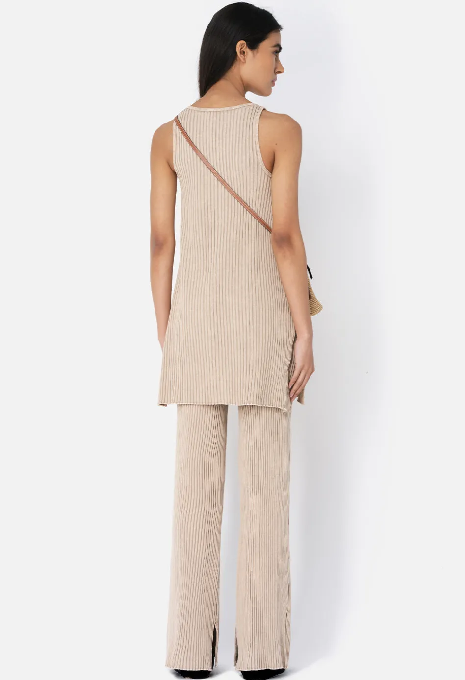 Ginza Rib Split Pant