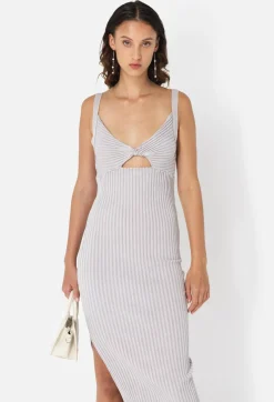Ginza Rib Twist Dress