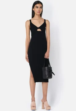 Ginza Rib Twist Dress