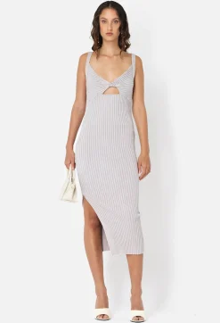 Ginza Rib Twist Dress