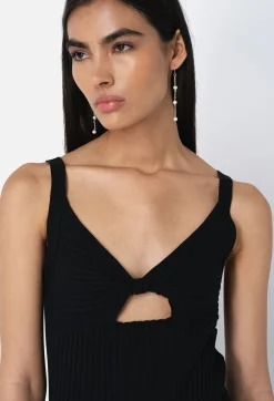 Ginza Rib Twist Dress
