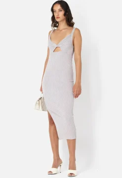 Ginza Rib Twist Dress
