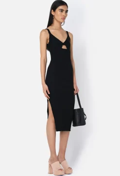 Ginza Rib Twist Dress