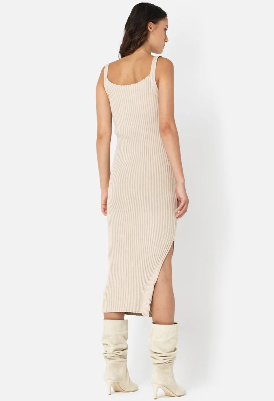 Ginza Rib Twist Dress