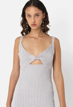 Ginza Rib Twist Dress