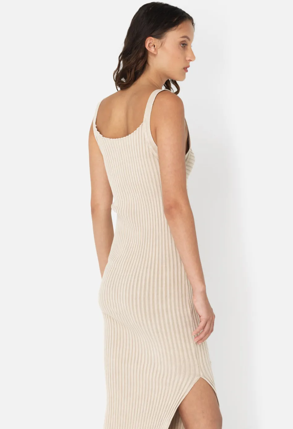Ginza Rib Twist Dress