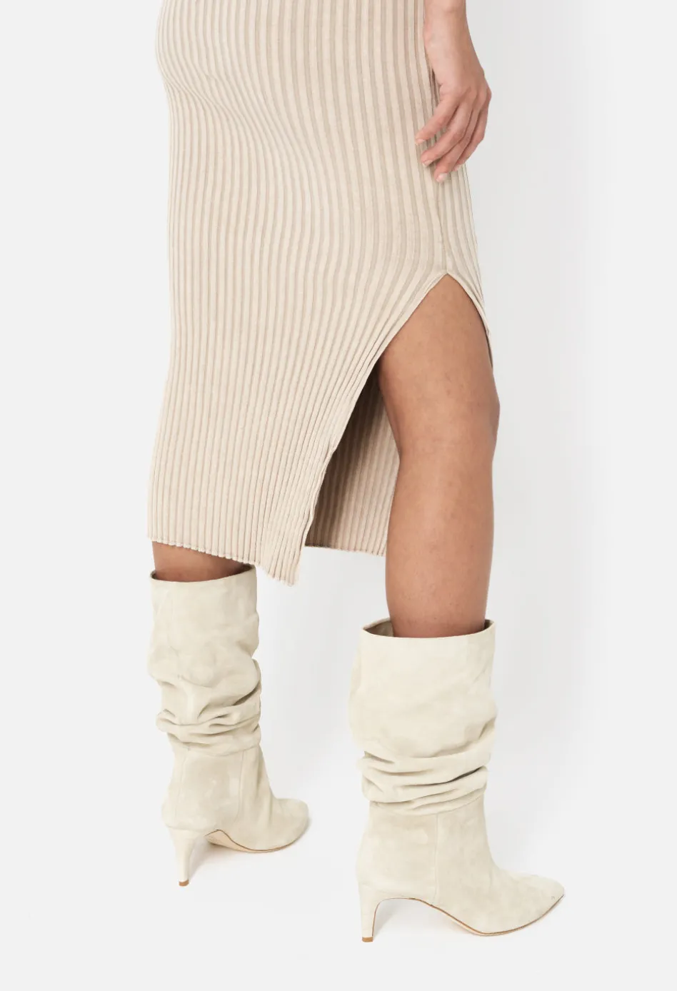 Ginza Rib Twist Dress