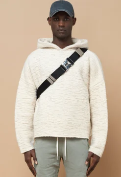 Glitch Jacquard Poncho