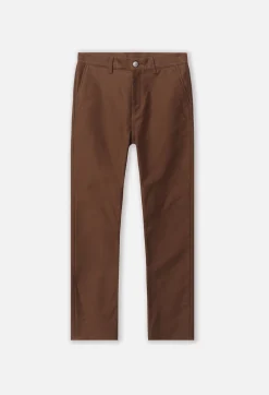 High Rise Straight Moleskin Pant