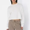 Jersey LS Cropped Tee