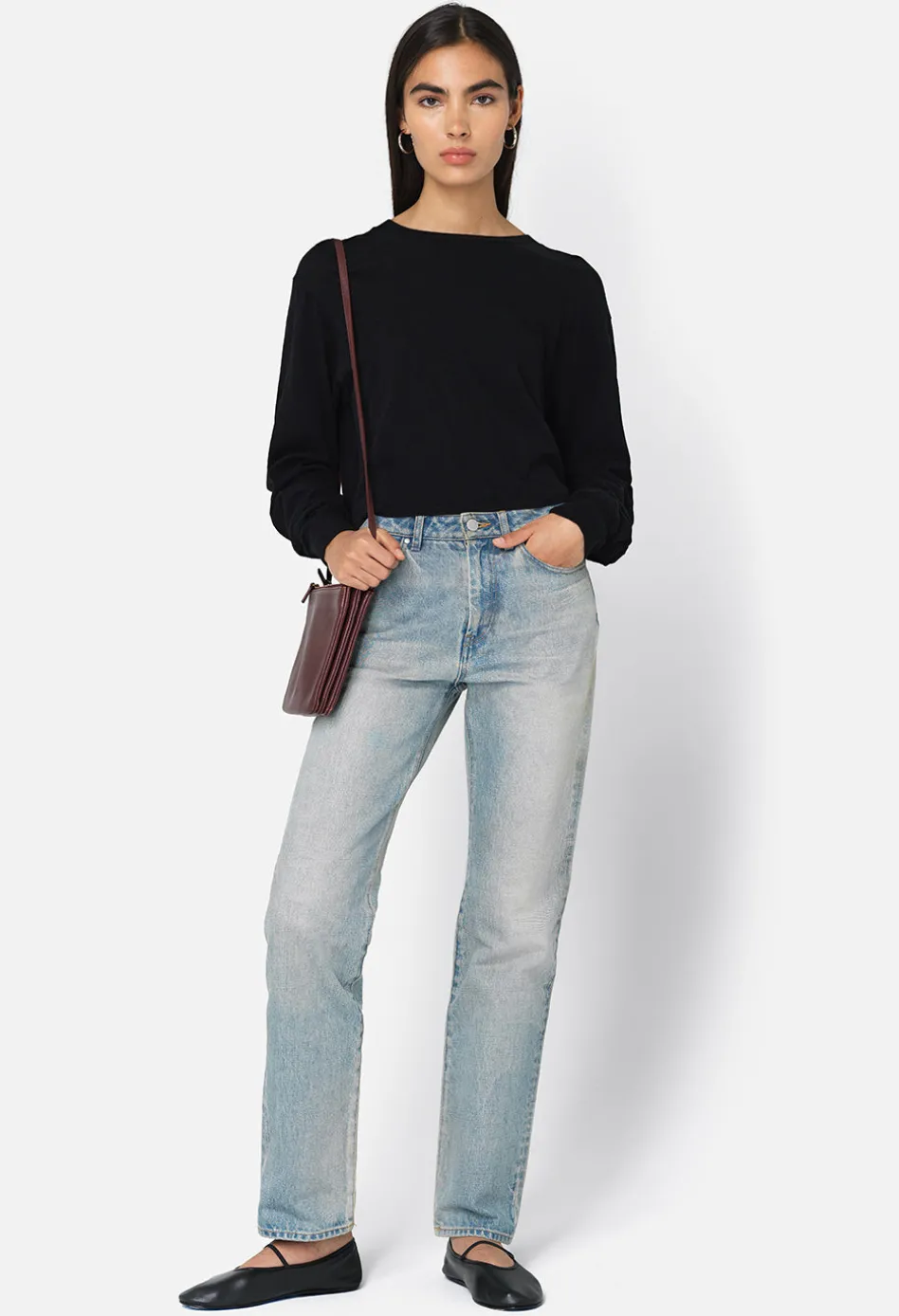 Jersey LS Cropped Tee