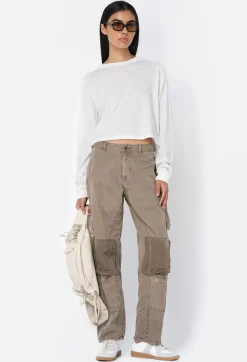 Jersey LS Cropped Tee