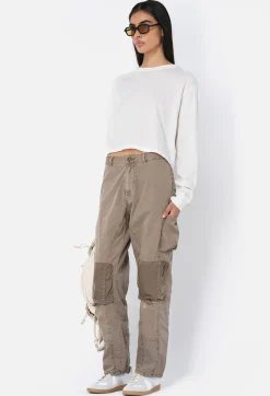 Jersey LS Cropped Tee