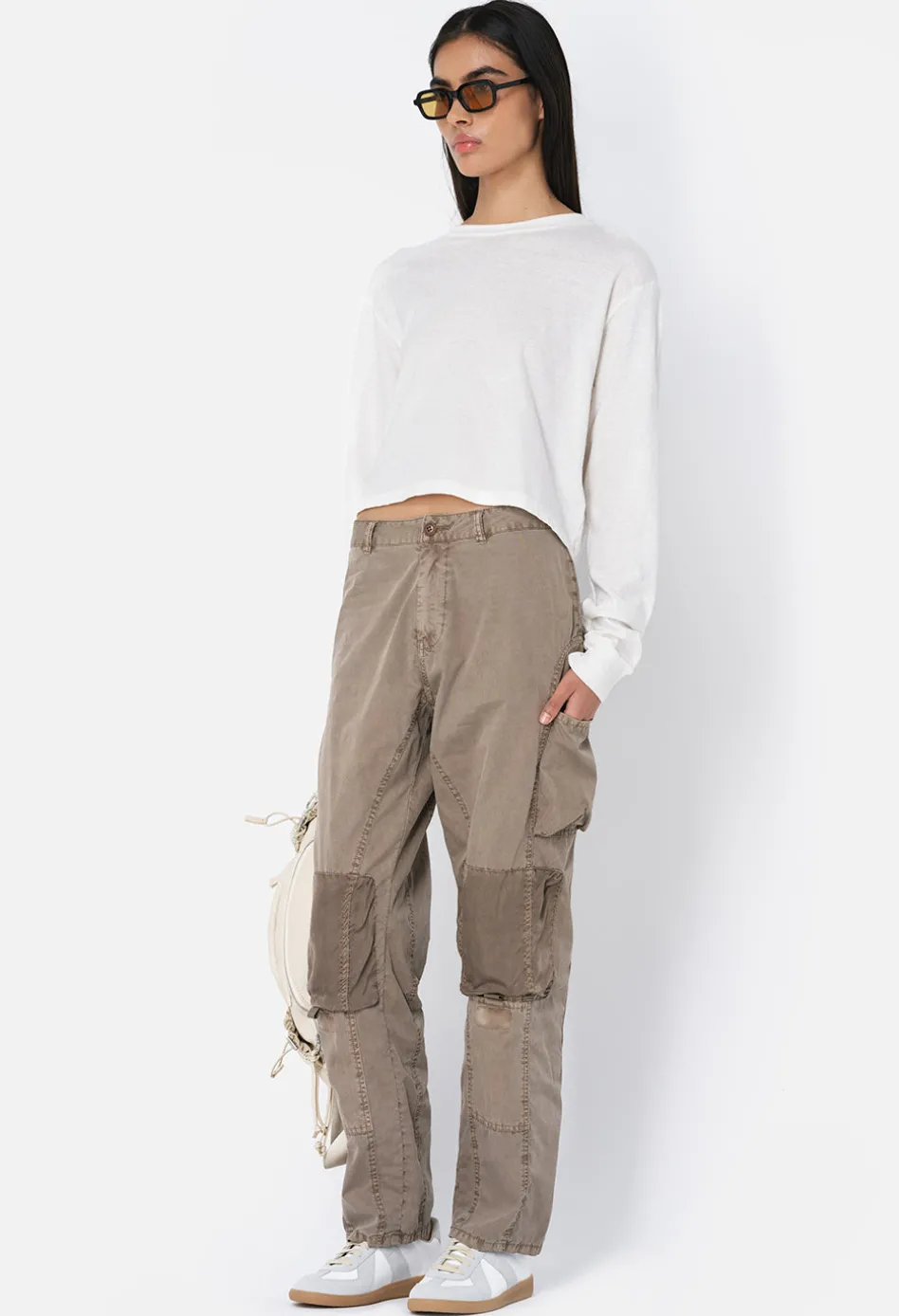 Jersey LS Cropped Tee