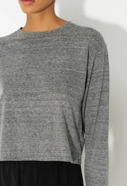 Jersey LS Cropped Tee