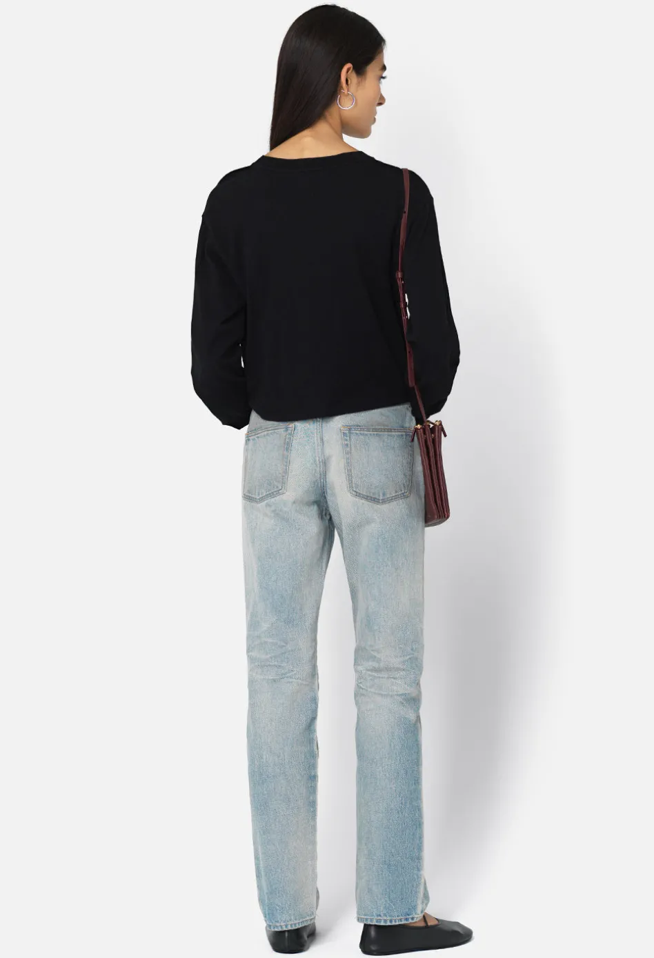 Jersey LS Cropped Tee