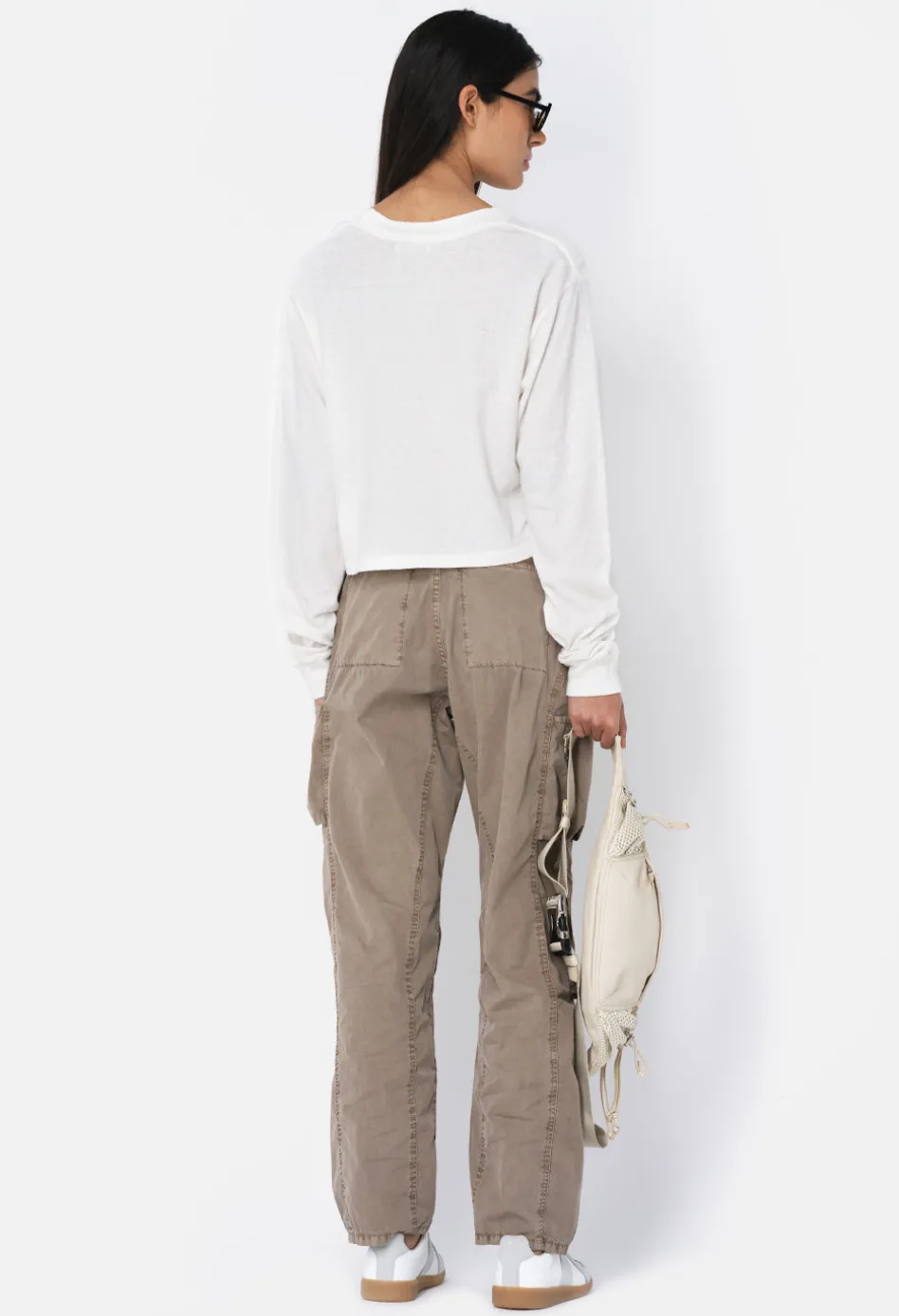 Jersey LS Cropped Tee