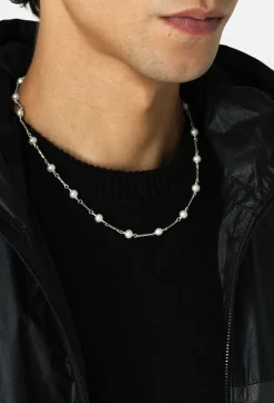 John Elliott X M.A.R.S Twist Link X Pearl Necklace