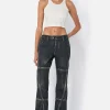 Leather Biker Pants