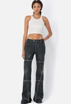 Leather Biker Pants