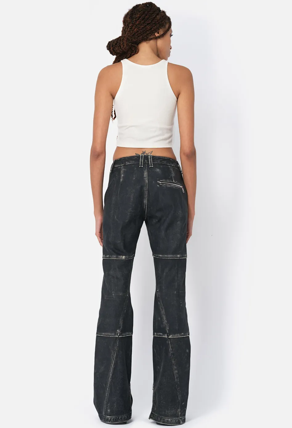 Leather Biker Pants