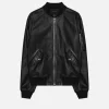 Leather Bogota Bomber