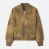 Leather Bogota Bomber