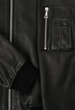 Leather Bogota Bomber