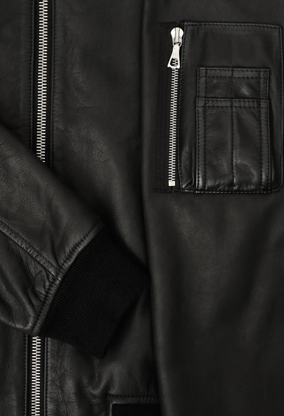 Leather Bogota Bomber