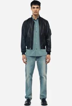 Leather Bogota Bomber
