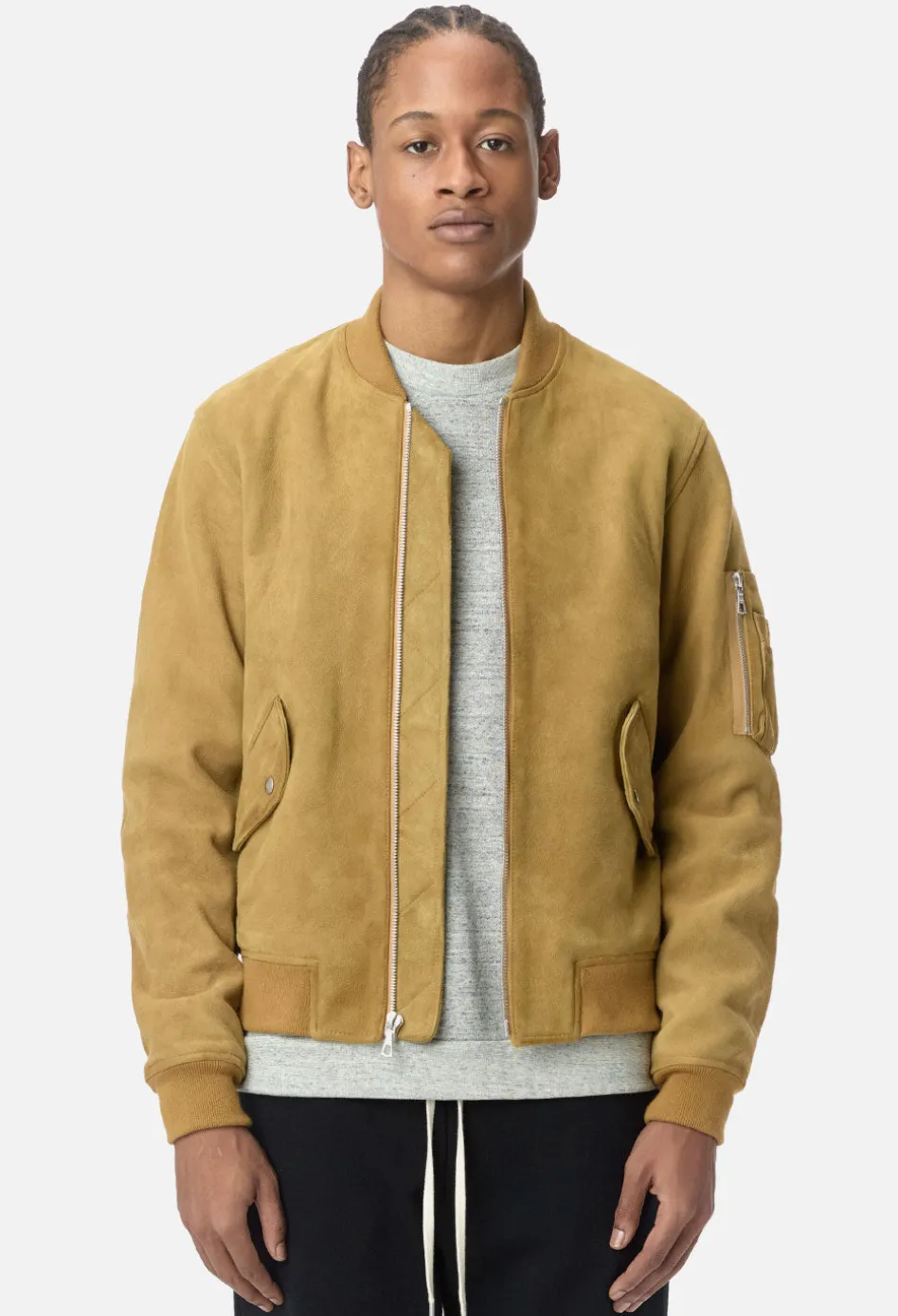 Leather Bogota Bomber