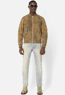 Leather Bogota Bomber