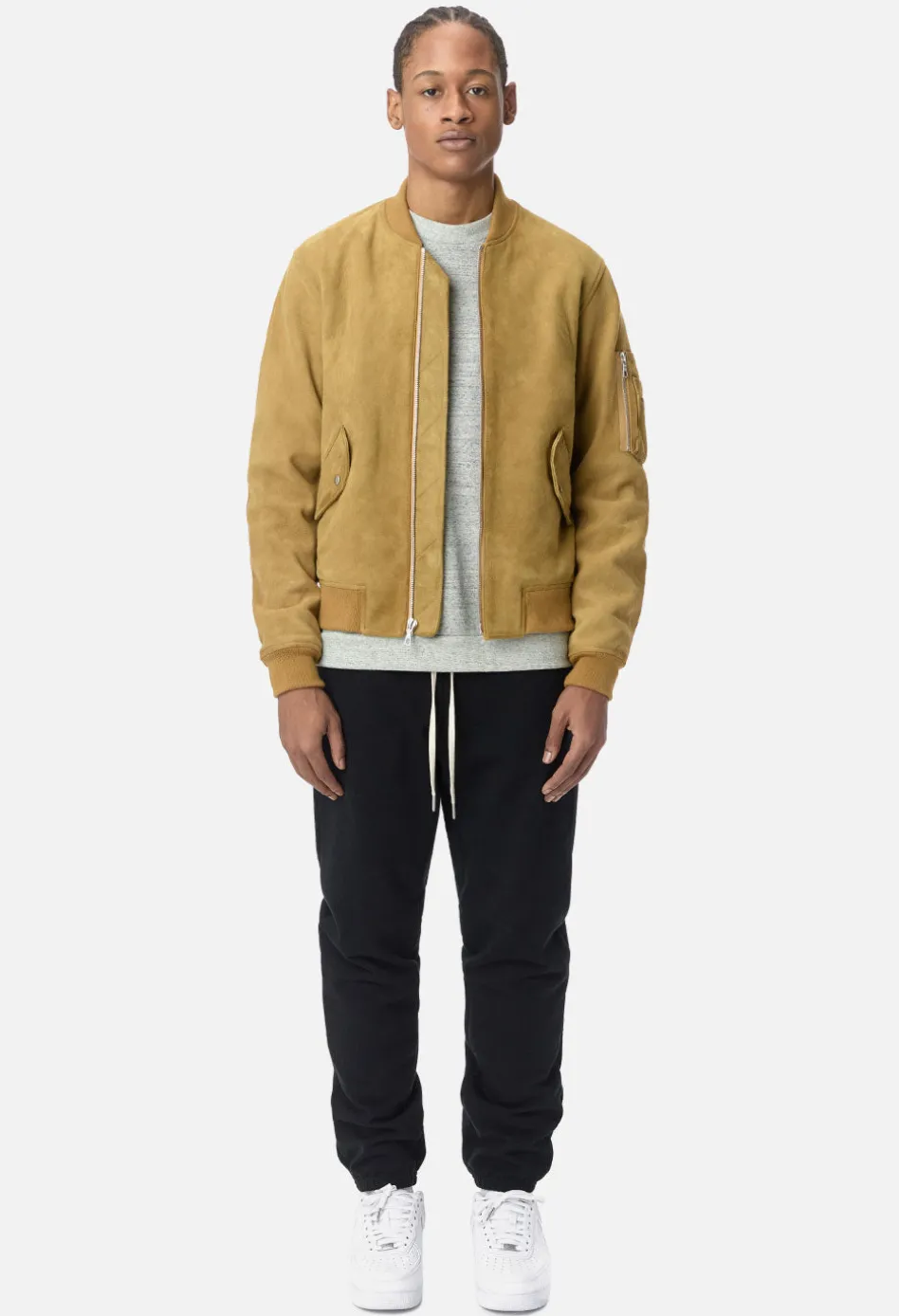 Leather Bogota Bomber