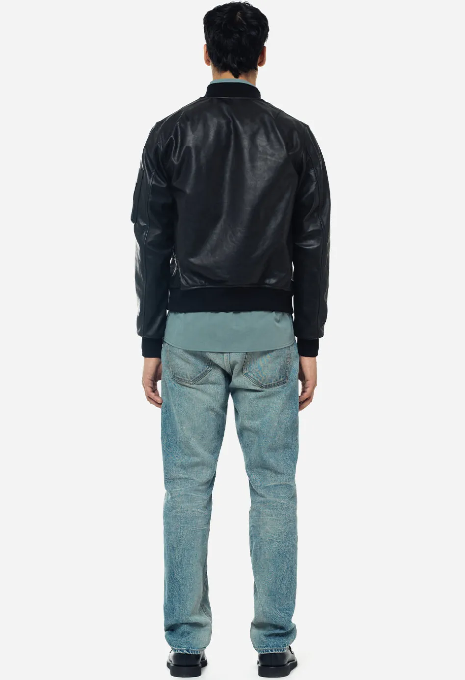 Leather Bogota Bomber