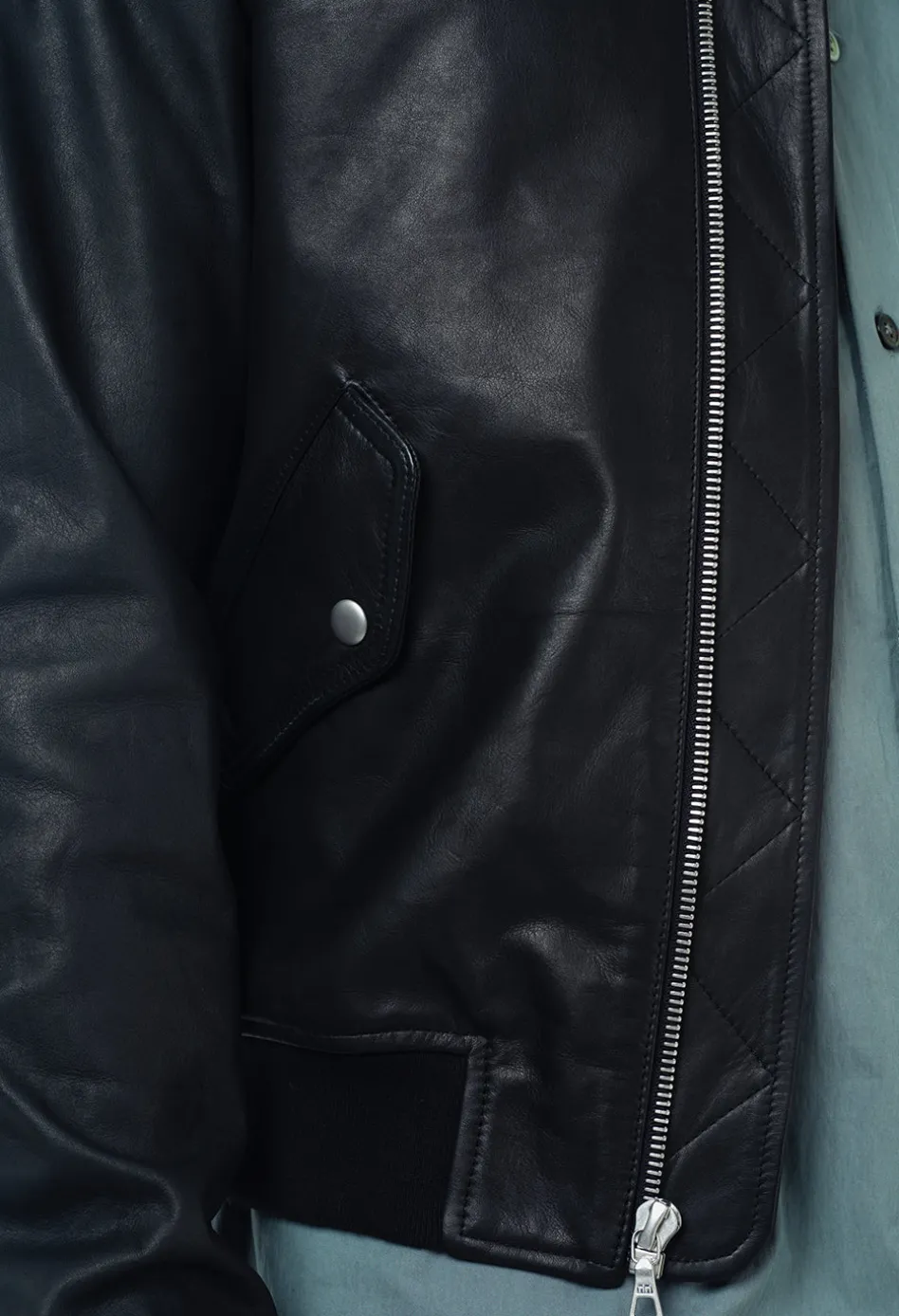 Leather Bogota Bomber
