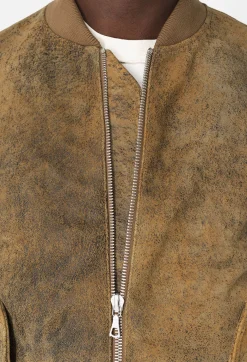 Leather Bogota Bomber