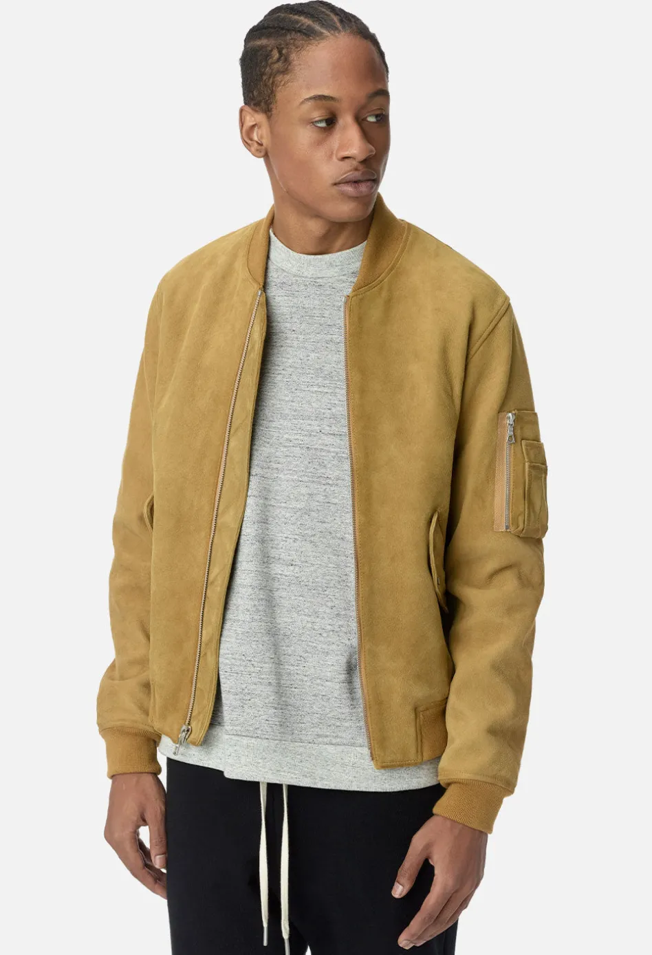 Leather Bogota Bomber