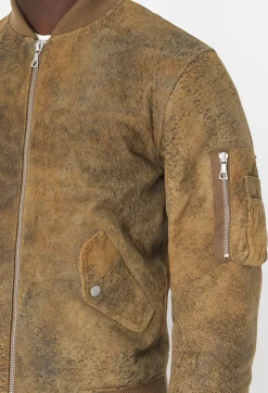Leather Bogota Bomber