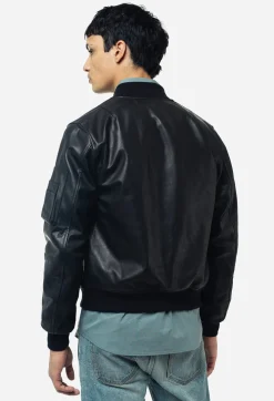 Leather Bogota Bomber