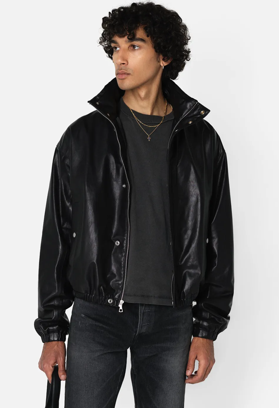 Leather Jumper Jacket