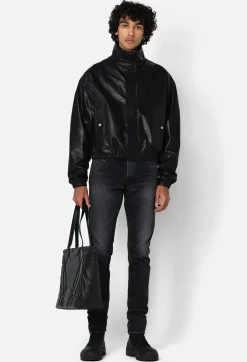 Leather Jumper Jacket