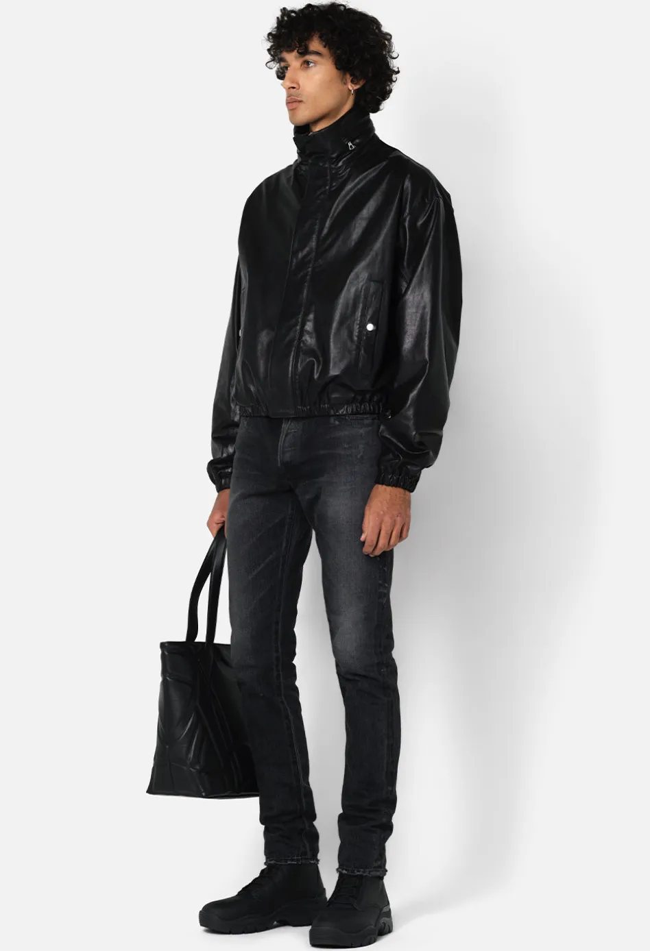 Leather Jumper Jacket