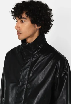 Leather Jumper Jacket