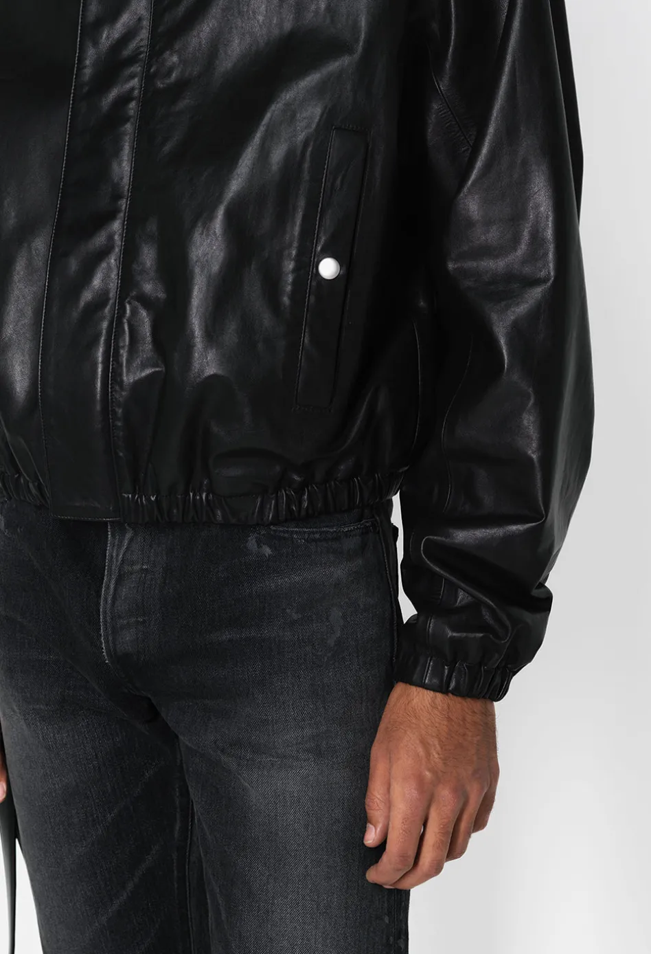 Leather Jumper Jacket